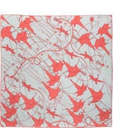 Lost Pattern "Datura" Silk Bandana Scarf