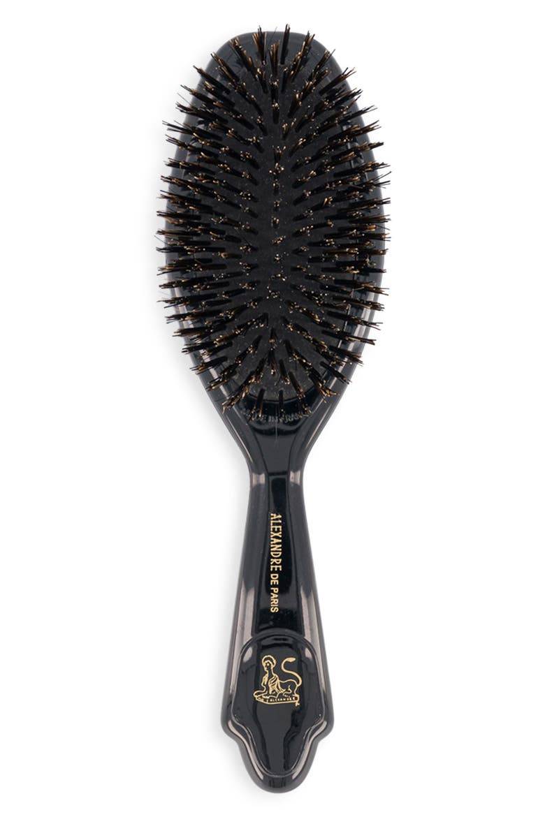 L'Élégante Smoothing Hairbrush, Alternate, color, BLACK