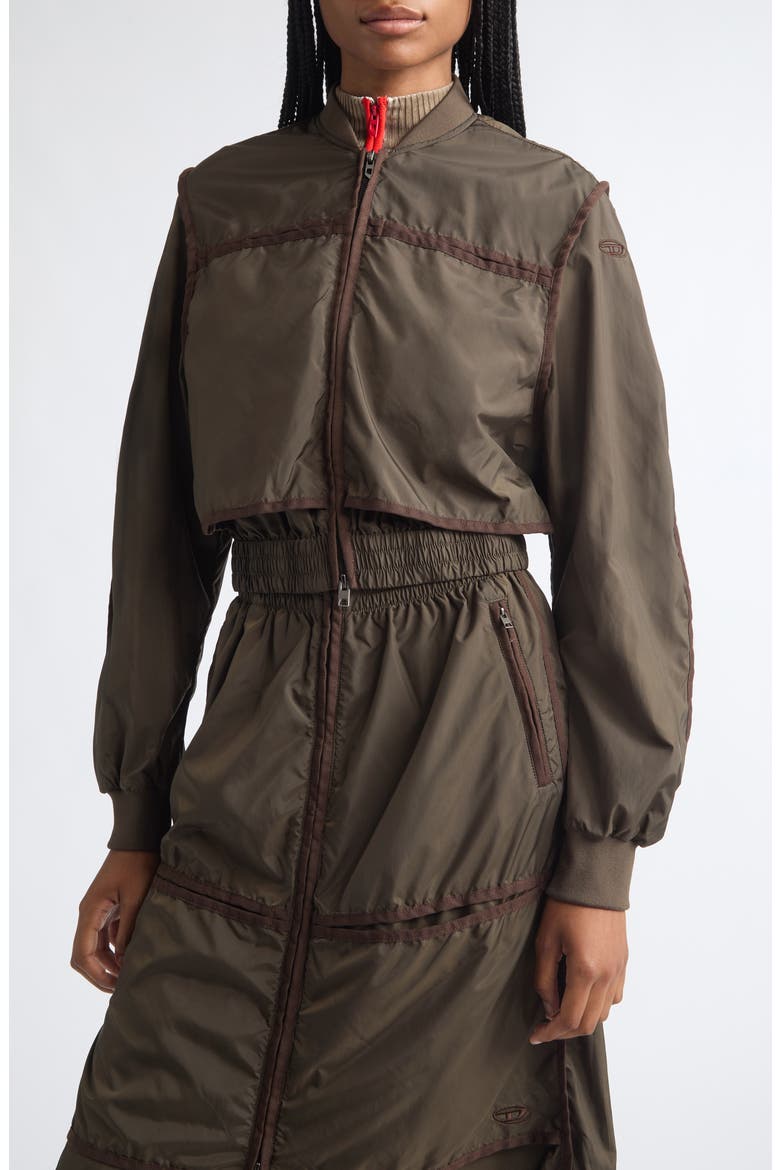 G-Otham Bomber Jacket, Main, color, BROWN