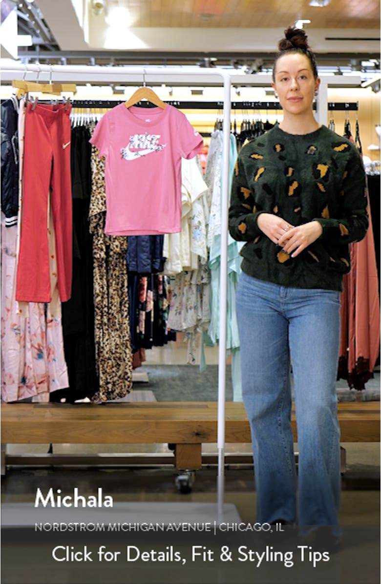 Kids' Floral Futura Cotton Graphic T-shirt, sales video thumbnail