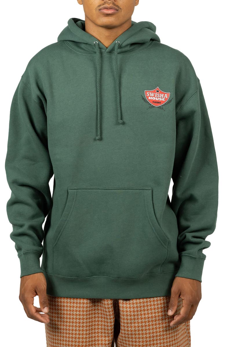 PLEASURES Swisha Logo Hoodie, Main, color, 