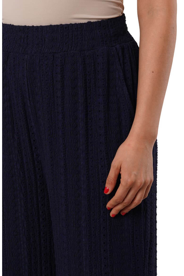 Eyelet Pants, Alternate, color, NAVY