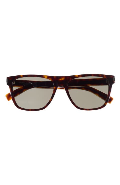56mm Oval Sunglasses