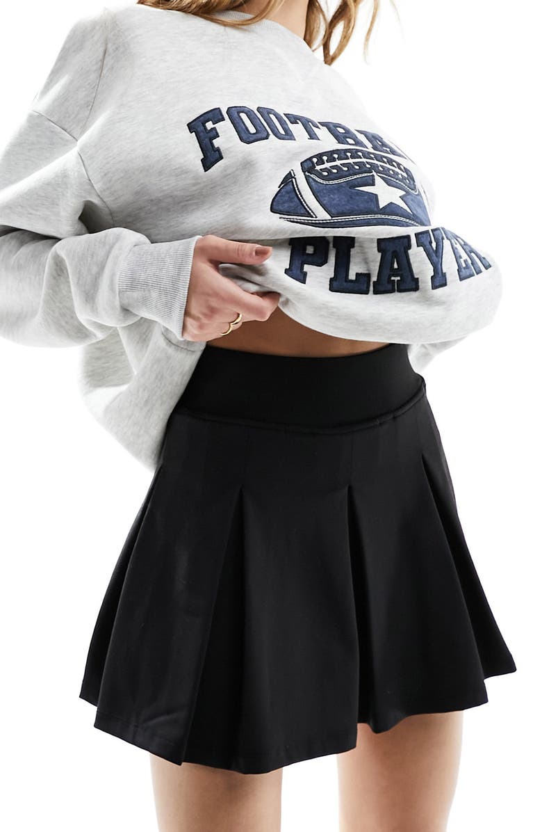 Miss Selfridge Pleated Miniskort, Main, color,