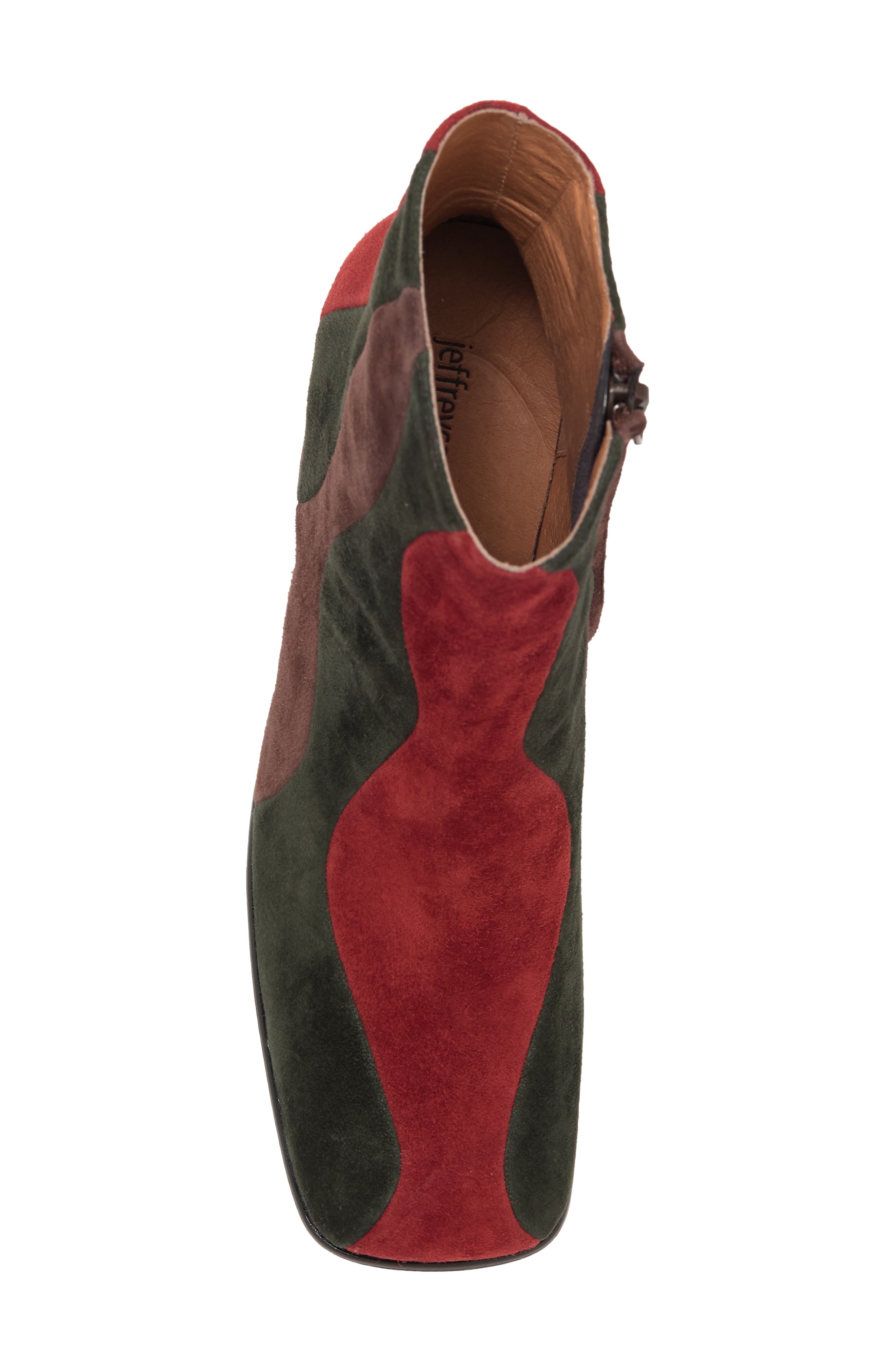 Lavalamp Bootie, Alternate, color, RUST SUEDE MULTI
