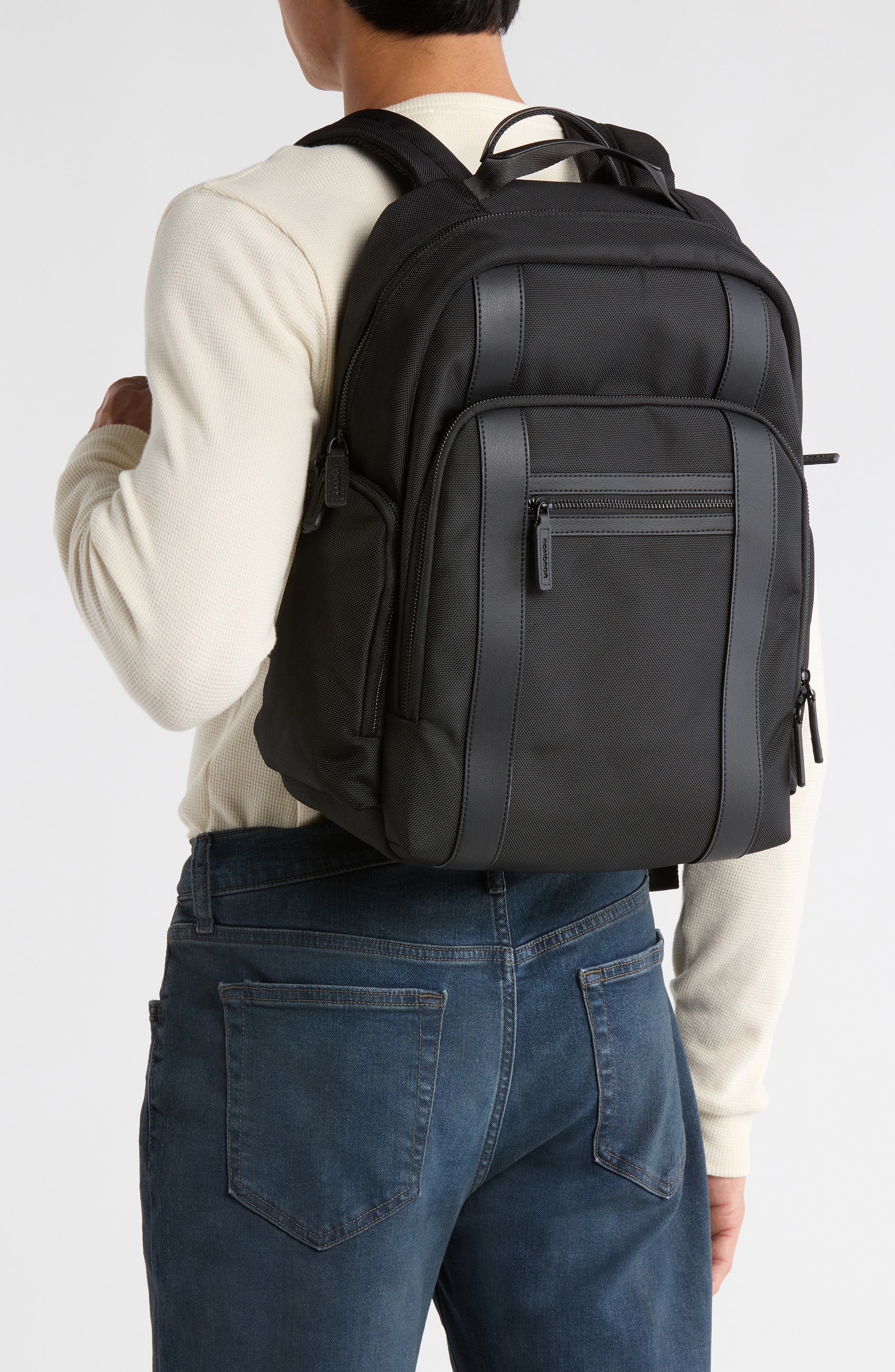 Bonobos Ballistic Nylon Laptop Backpack, Alternate, color, Black