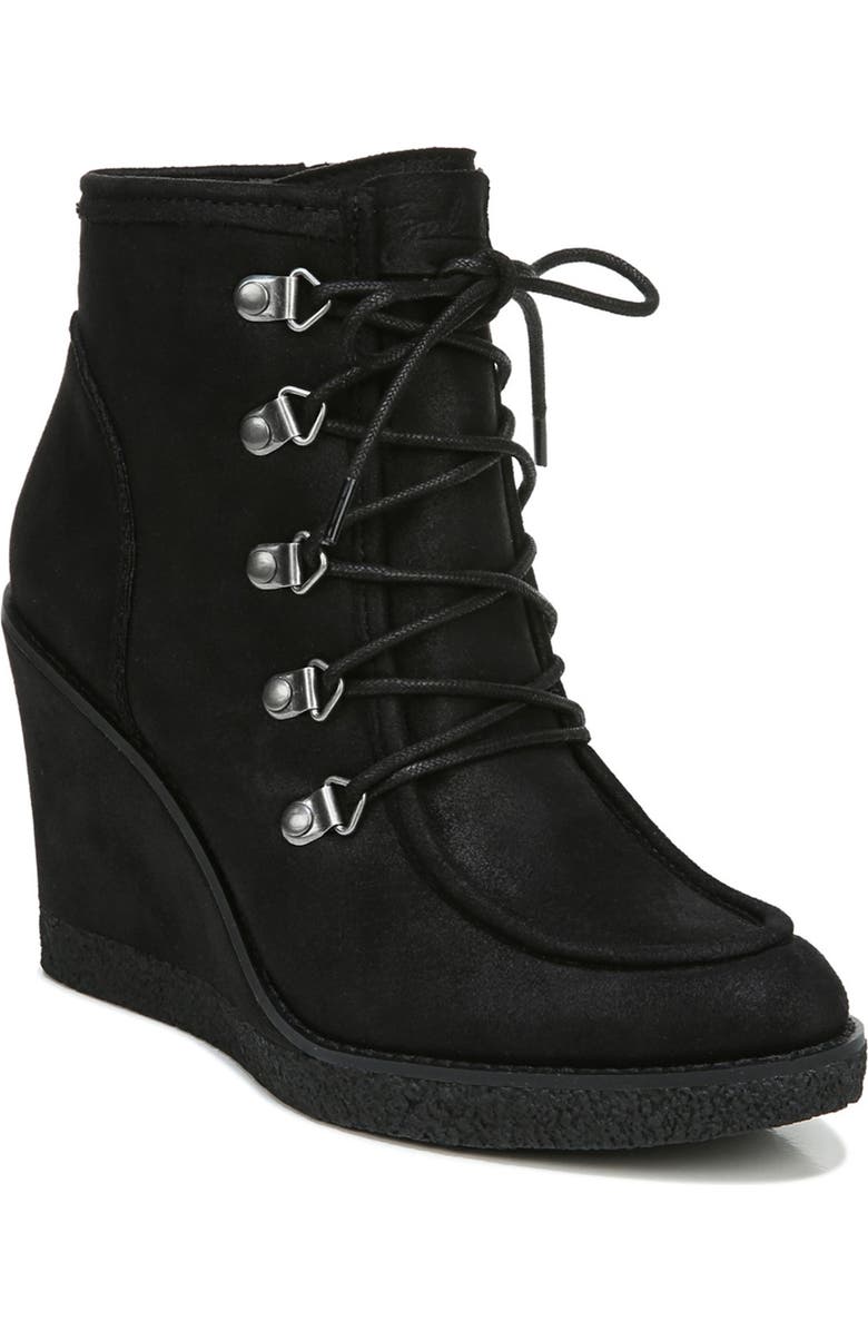 Zodiac Indy Lace-Up Wedge Boot, Main, color,