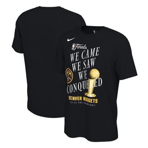 Men's Nike  Black Denver Nuggets 2023 NBA Finals Champions Celebration Trophy T-Shirt