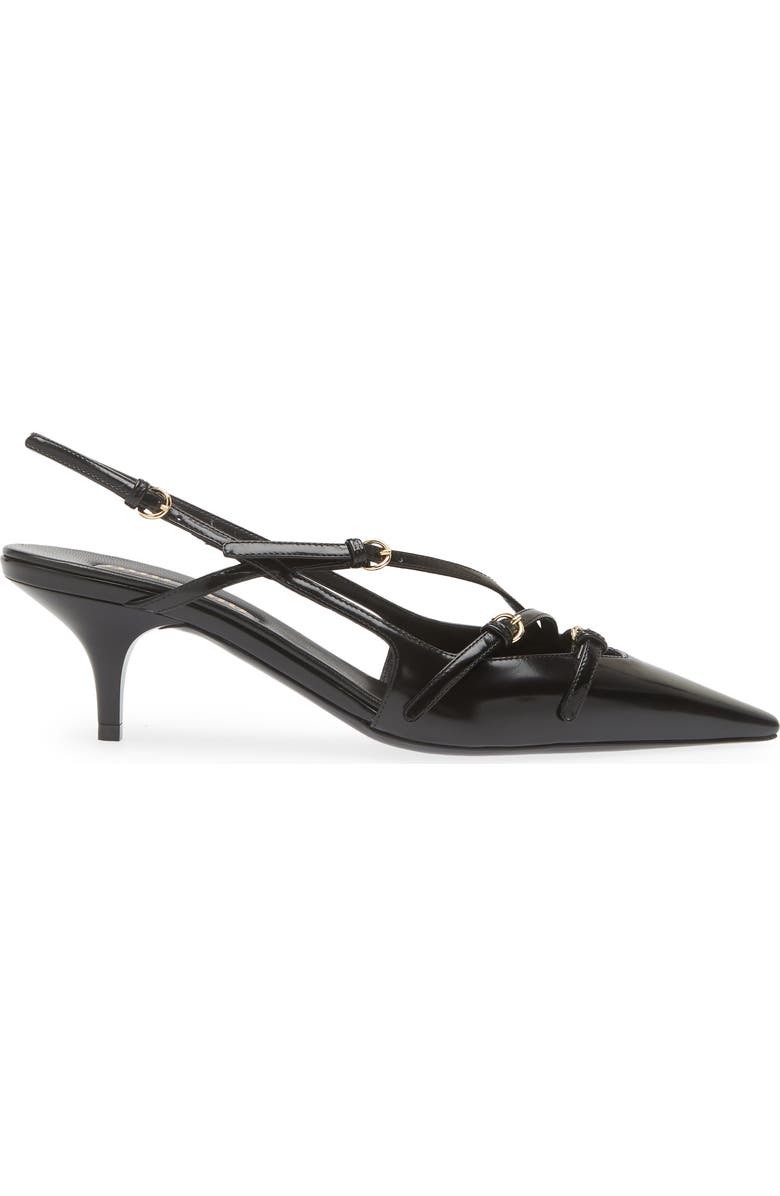 Miu Miu Show Kitten Heel Slingback Pump, Alternate, color,
