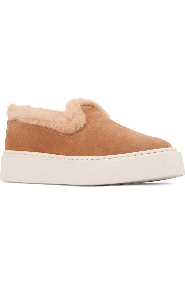 Aquatalia Letty Faux Fur Lined Slip-On Shoe, Main, color,