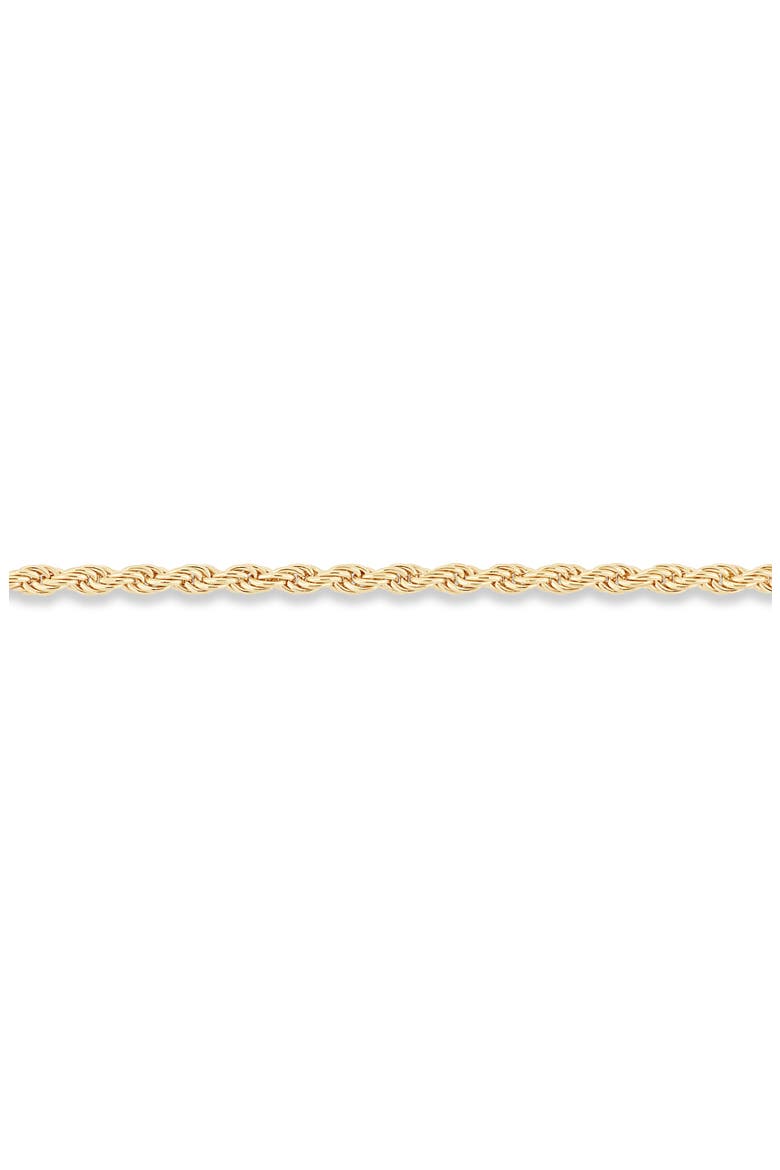 14K Gold Rope Chain Bracelet, 2mm, Alternate, color, 14KY