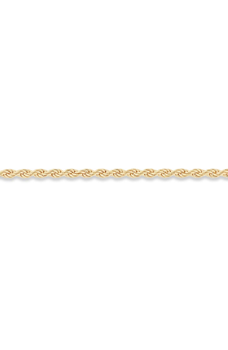 Bony Levy 14K Gold Rope Chain Bracelet, Alternate, color, 14Ky
