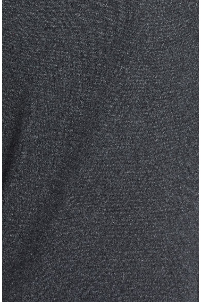 Cashmere Turtleneck Sweater, Alternate, color, HEATHER CHARCOAL