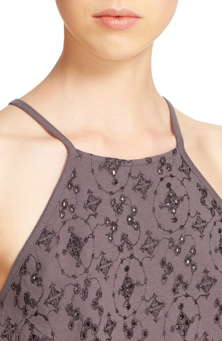 Free People 'Dream Date' Eyelet Tank, Alternate, color, 