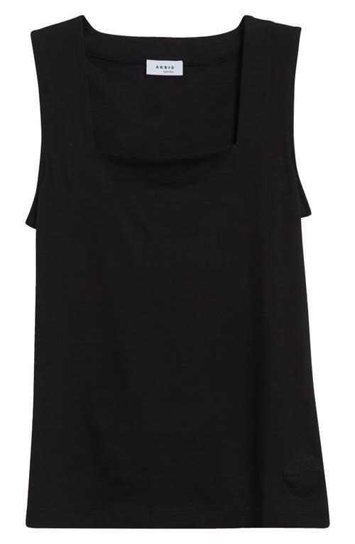 Akris Punto Square Neck Stretch Modal Tank