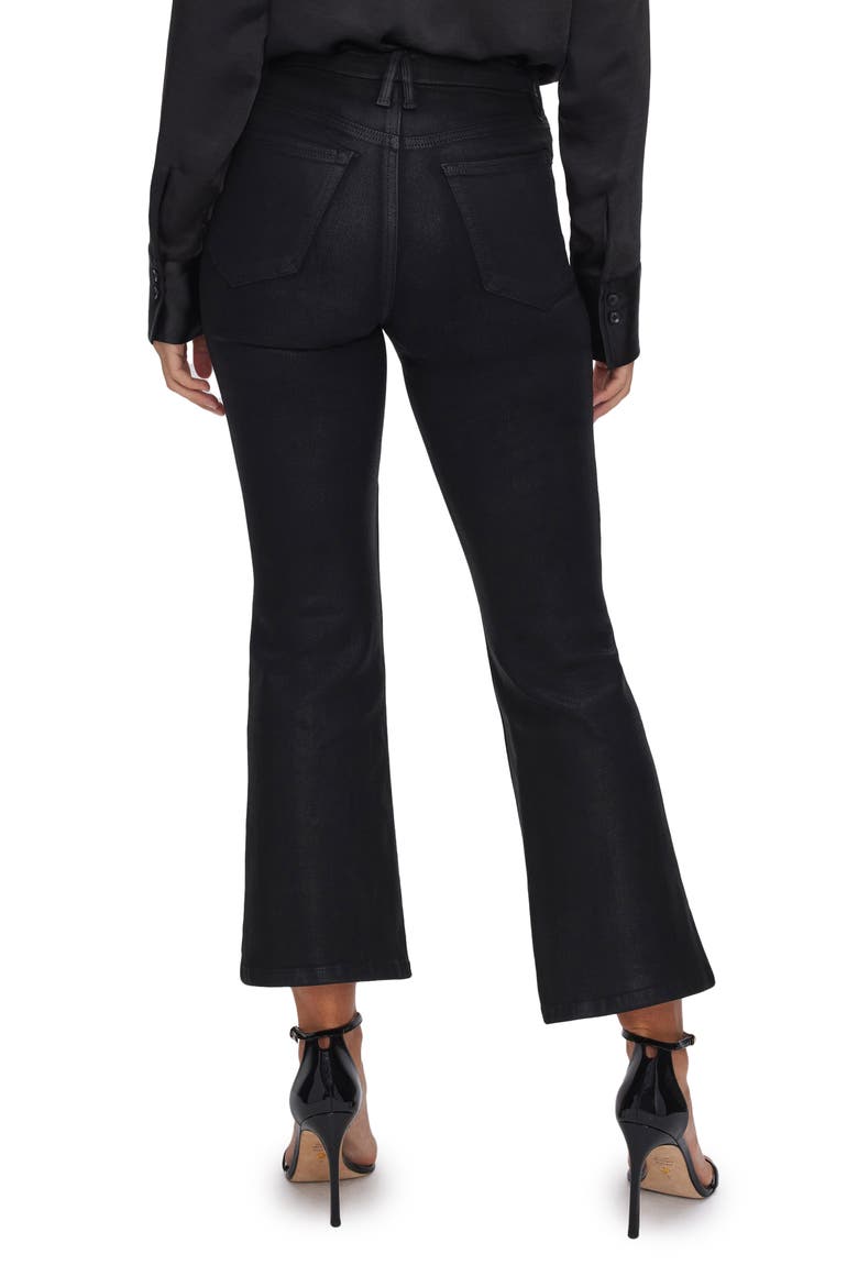 High Waist Crop Bootcut Jeans, Alternate, color, BLACK001