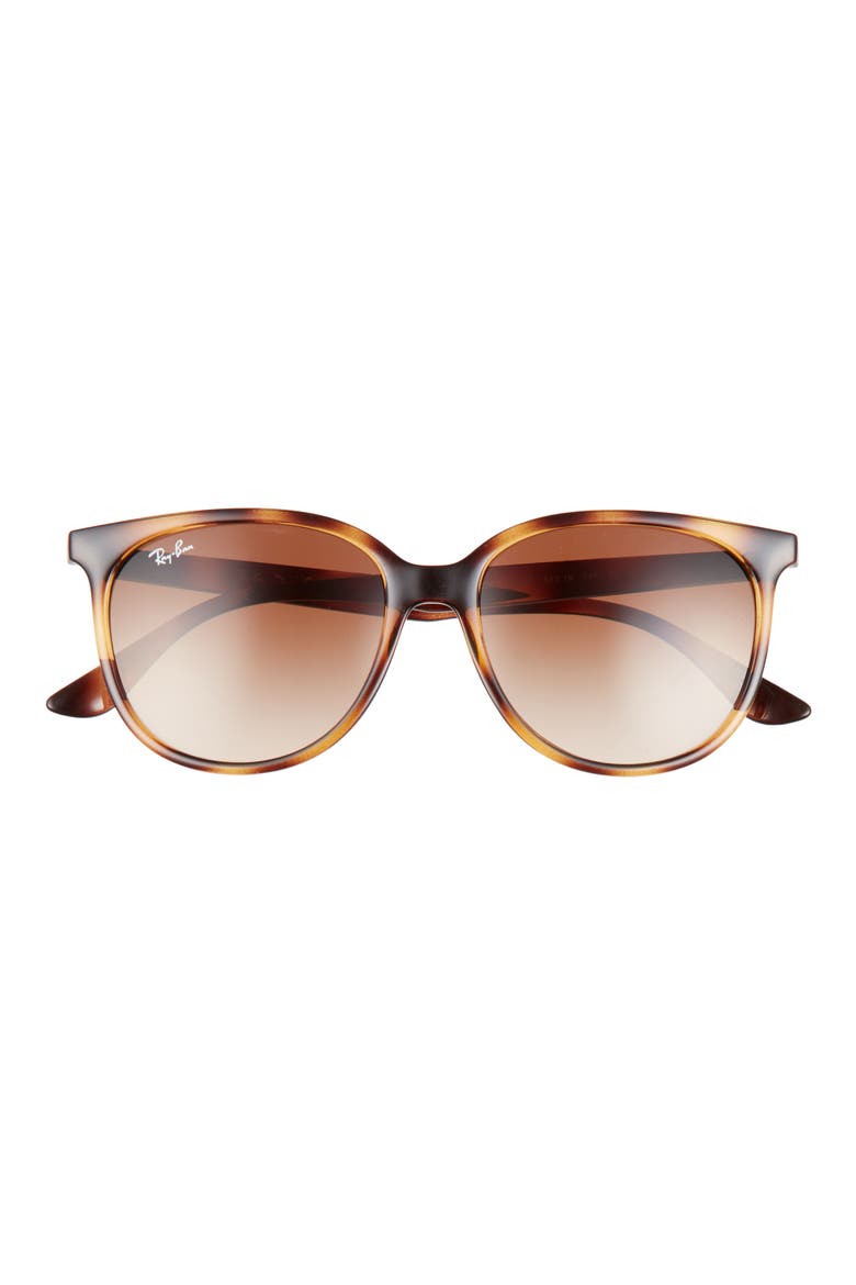 54mm Gradient Square Sunglasses, Main, color, HAVANA / GRADIENT BROWN