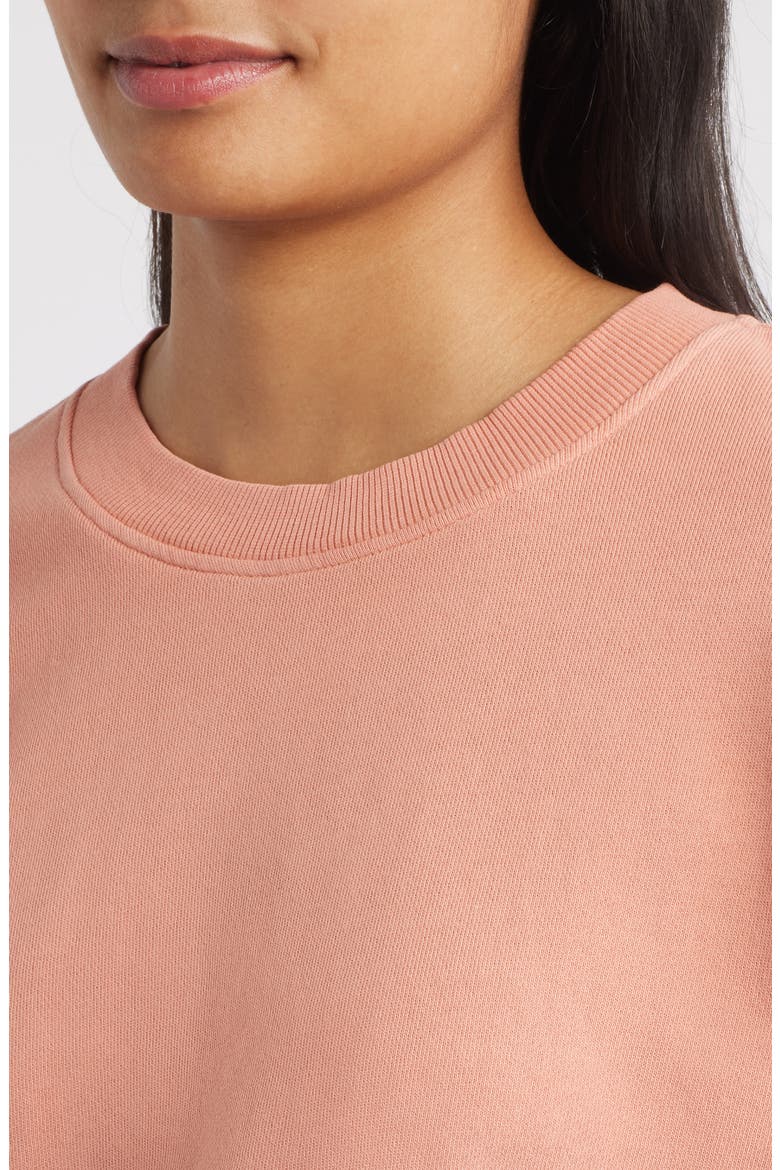 Ombré Sweatshirt, Alternate, color, MERLOT