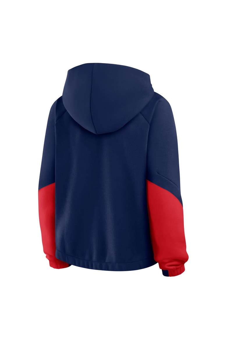 Women's Fanatics Navy Cleveland Guardians Oversized Time to Win Pullover Hoodie, Alternate, color, Navy
