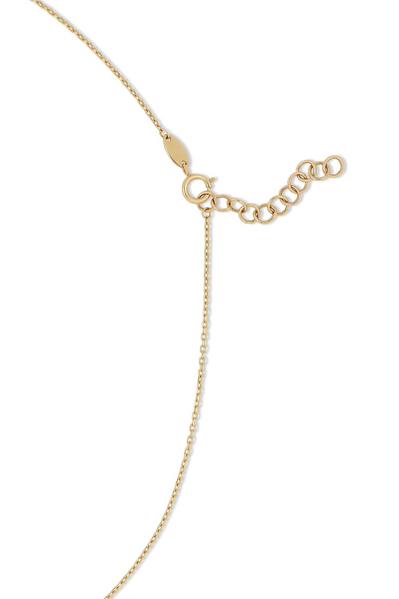 14K Gold Sphere Station Necklace, Alternate, color, 14K YELLOW GOLD