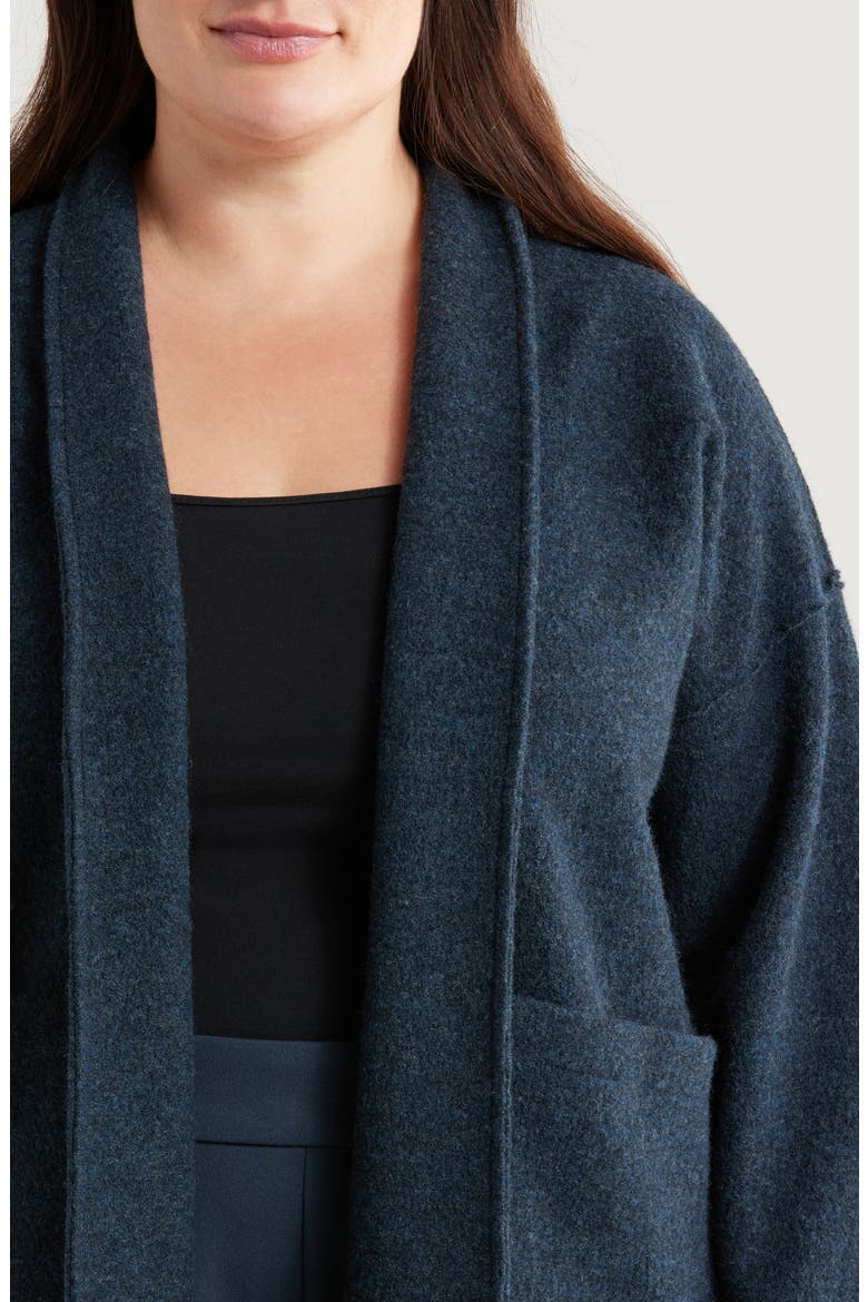 Shawl Collar Wool Cardigan, Alternate, color, DEEP ADRIATIC