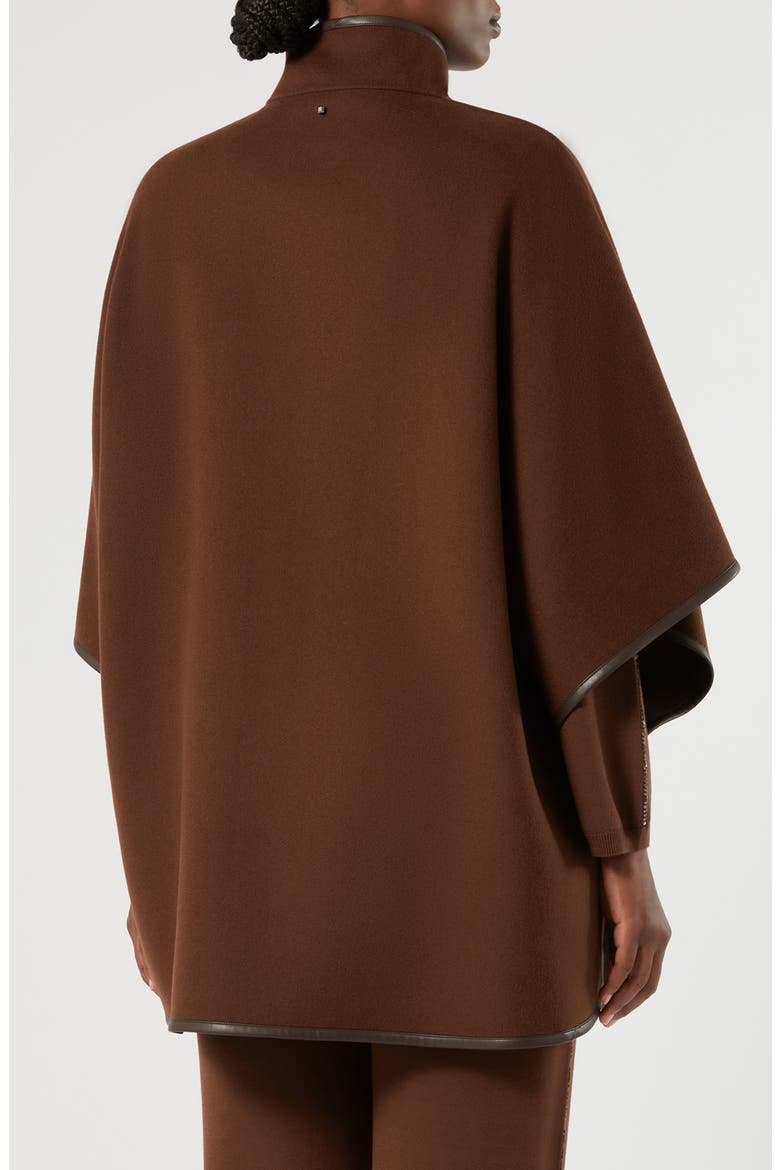 Mrsbaita Virgin Wool Cape, Alternate, color, BISCUIT
