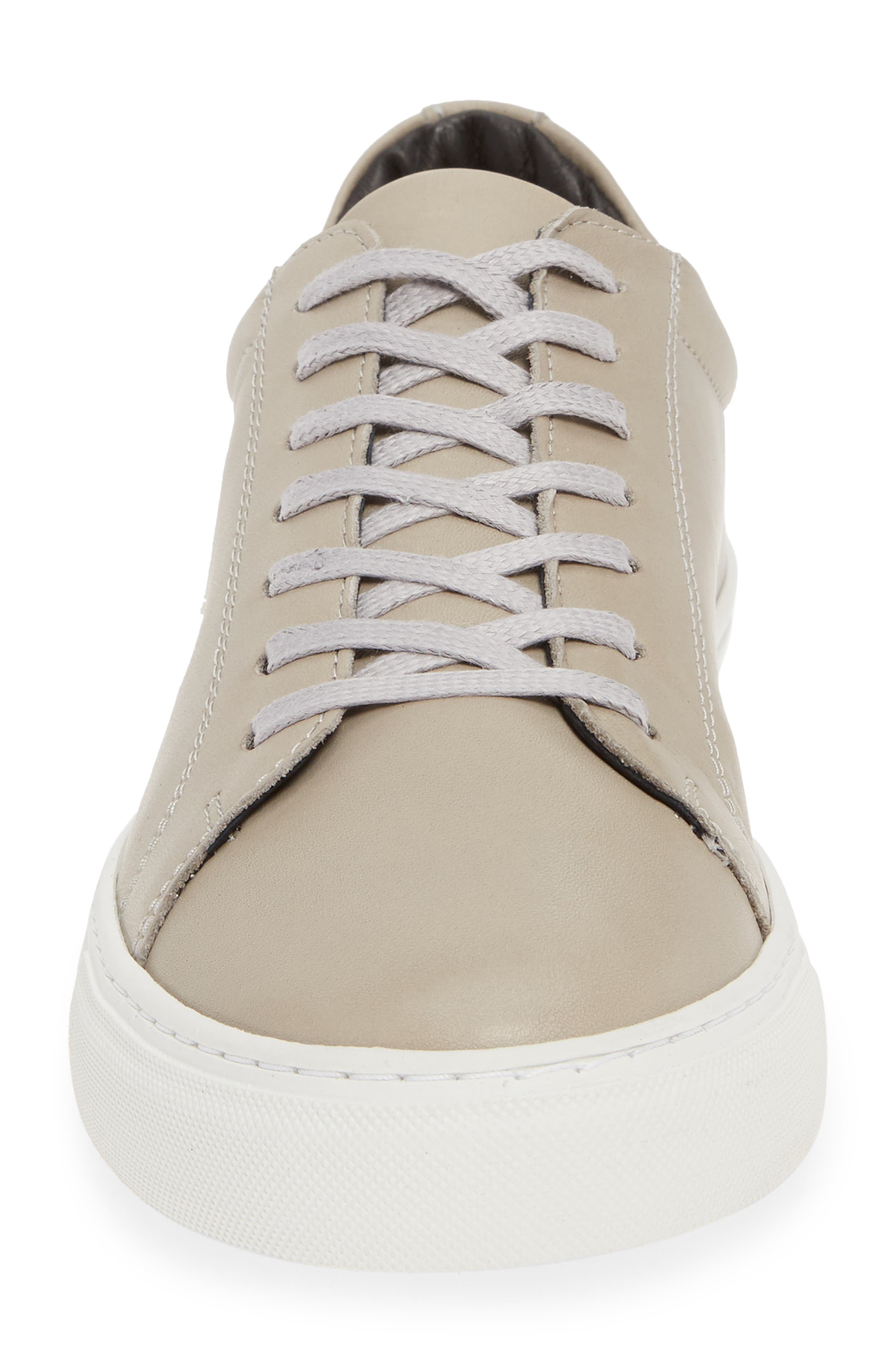 Damian Lace-Up Sneaker, Alternate, color, LIGHT GREY LEATHER