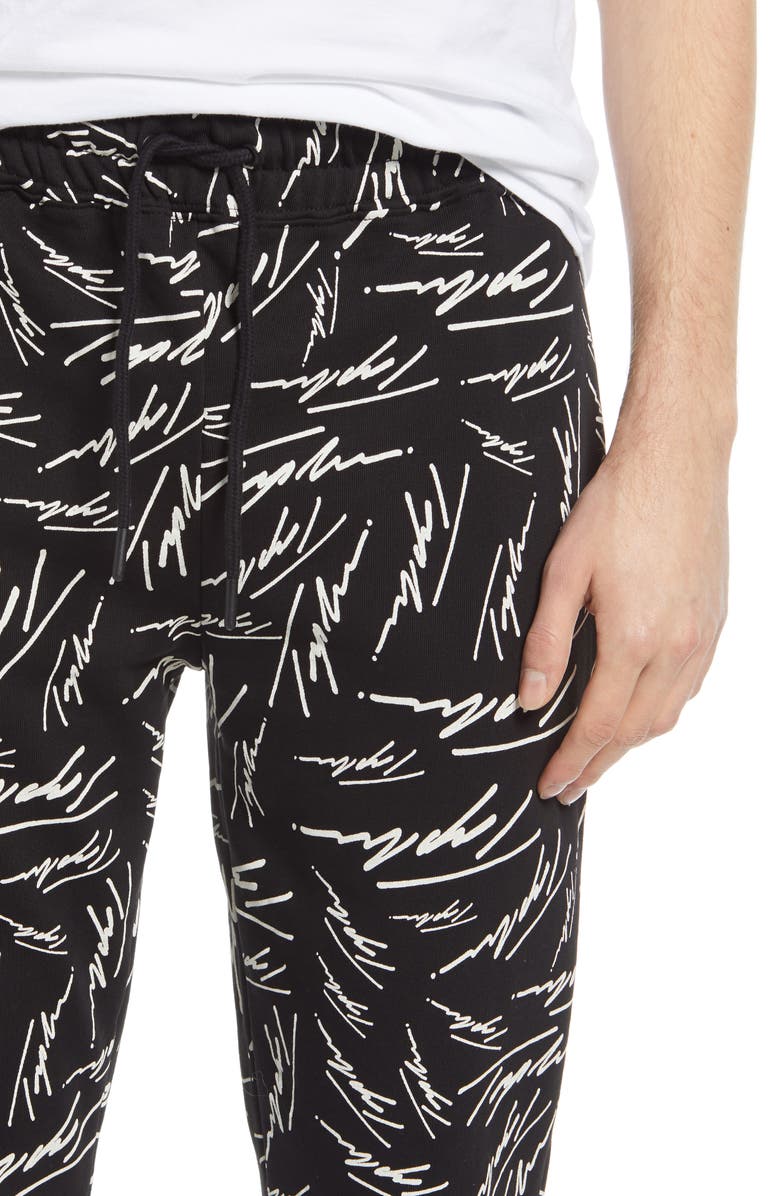 Topman Signature Print Joggers, Alternate, color, 