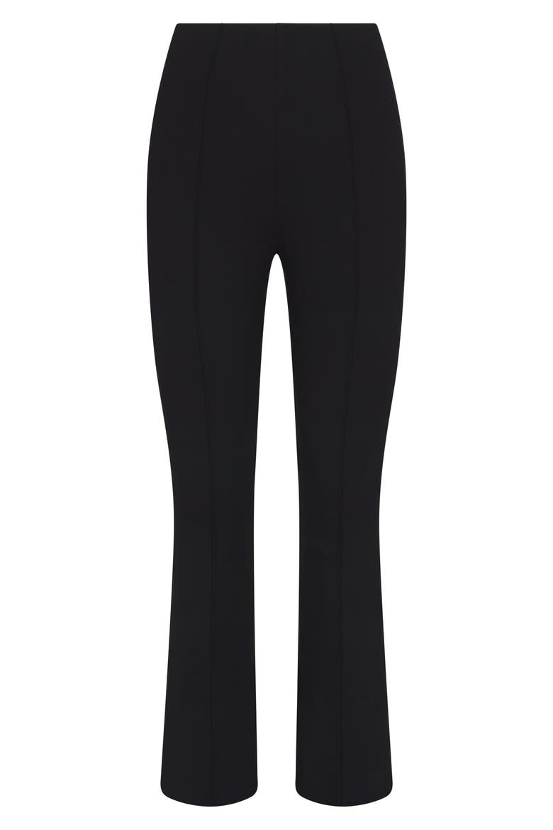 Pull-On Demi Bootcut Ponte Pants, Alternate, color, CLASSIC BLACK