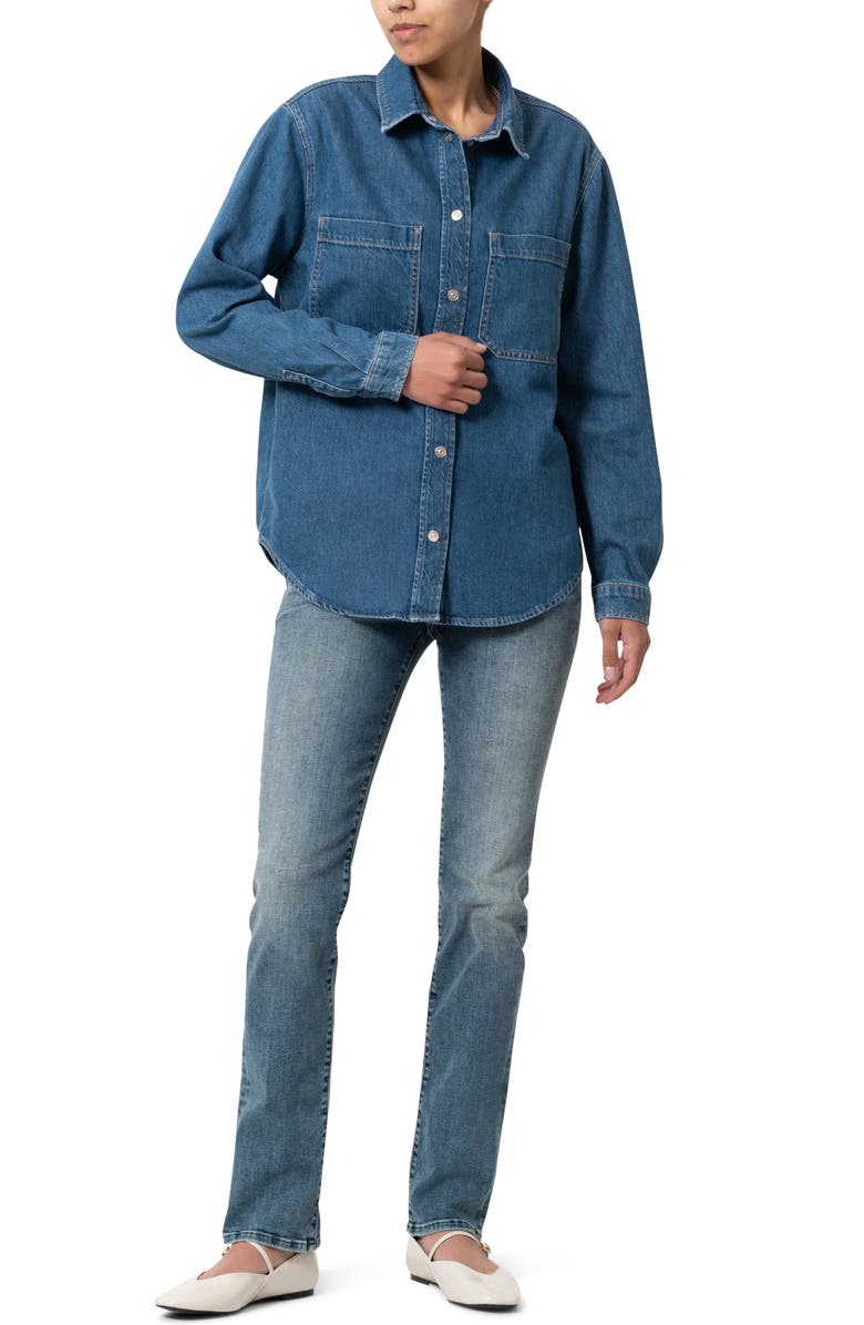 Mavi Jeans Alesta Denim Button-Up Shirt, Alternate, color, 