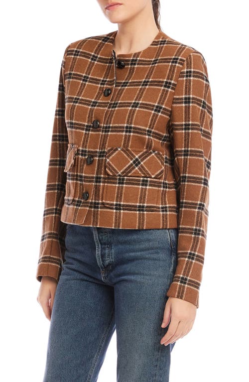 Fifteen Twenty Jackie Plaid Jacket In Multi