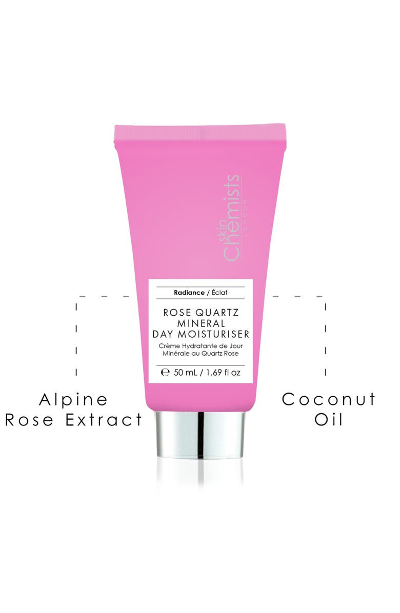 SKINCHEMISTS Rose Quartz Mineral Day Moisturiser 50ml, Alternate, color, White