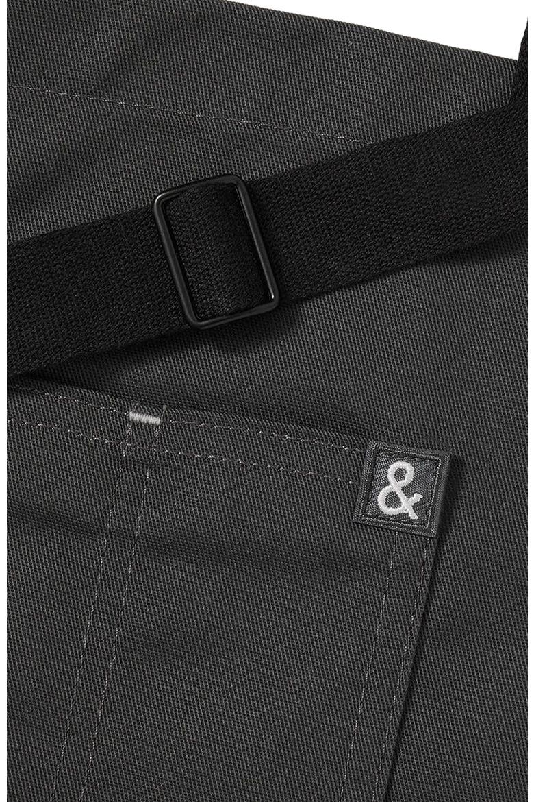 The Essential Apron - Char Grey Poly-Cotton, Alternate, color, Char
