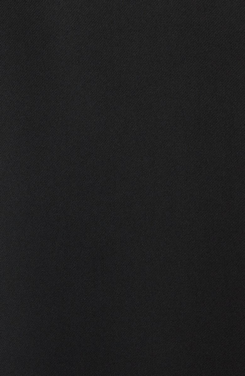 Balenciaga BB Oversize Fluid Twill Button-Up Shirt, Alternate, color, 1000 Black