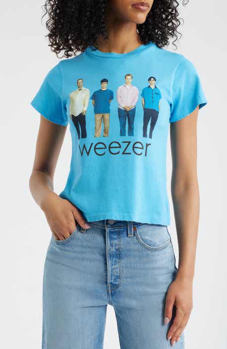 Daydreamer Weezer Blue Album Cotton Graphic T-Shirt