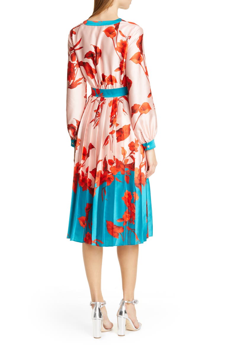 Karolyn Fantasia Midi Dress, Alternate, color, PALE PINK