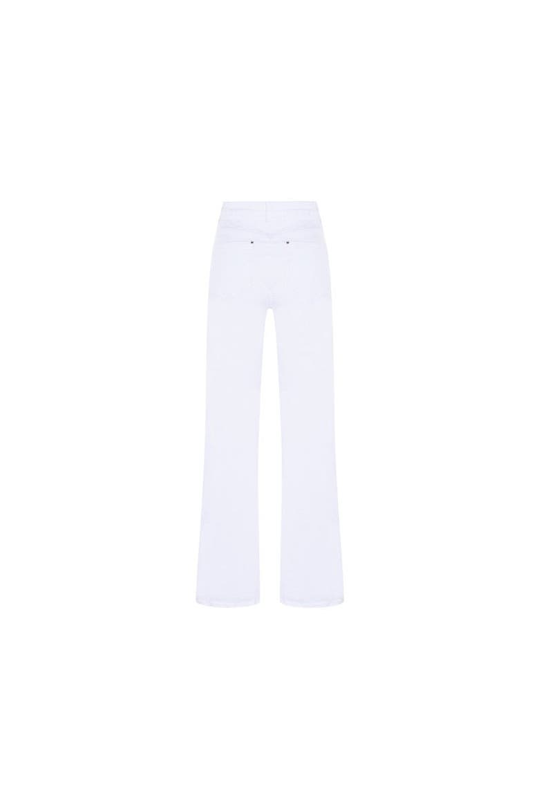 Stevie Denim Pants, Alternate, color, WHITE