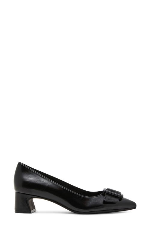 Anne Klein Senara Buckle Pointed Toe Pump In Black