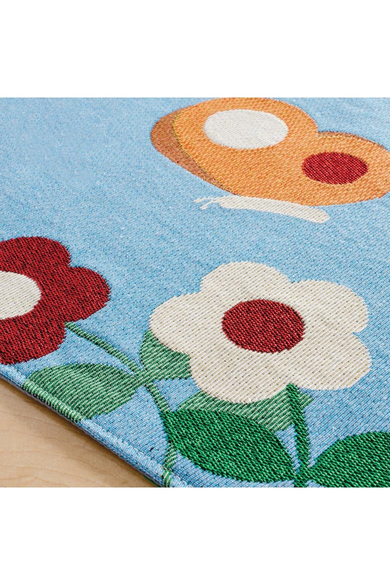 Flutter Decorative Runner, Alternate, color, Blue