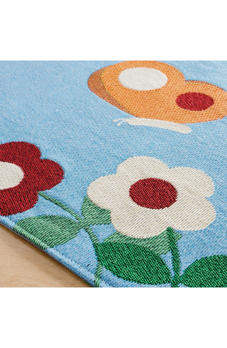 Kaplan Early Learning Company Flutter Decorative Runner, Alternate, color, Blue