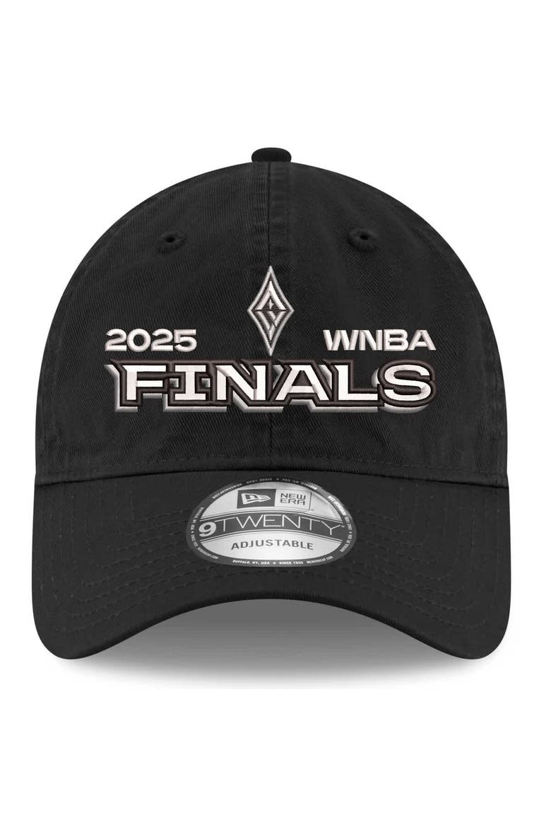 Men's New Era Black Las Vegas Aces 2025 WNBA Finals 9TWENTY Adjustable Hat, Alternate, color, Black