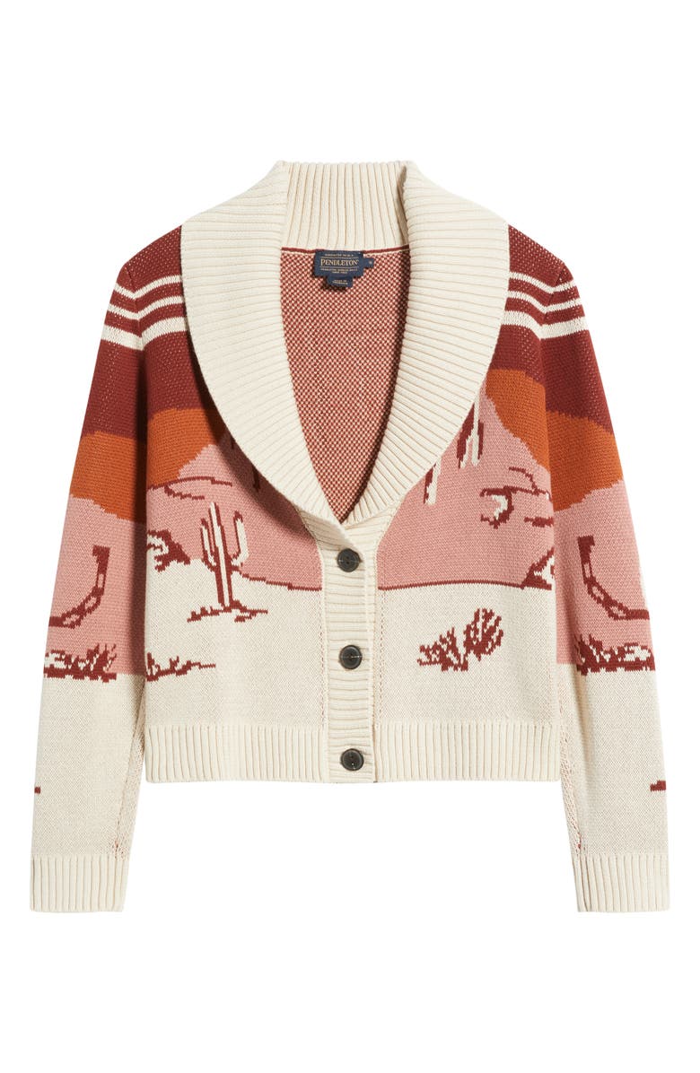 Pendleton Western Scenic Cardigan, Alternate, color, 