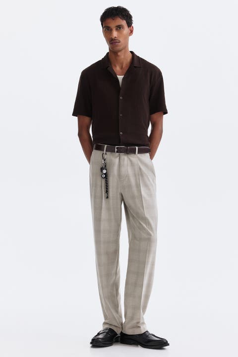 Regular-fit tailored pants