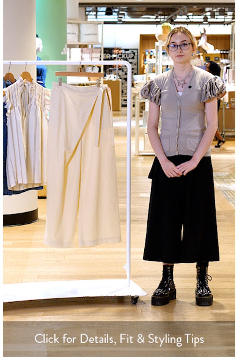 Culip Wide Leg Cotton Trousers video