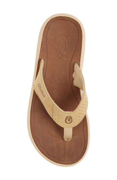 Olukai Pili Flip Flop In Toasted Coconut/tan