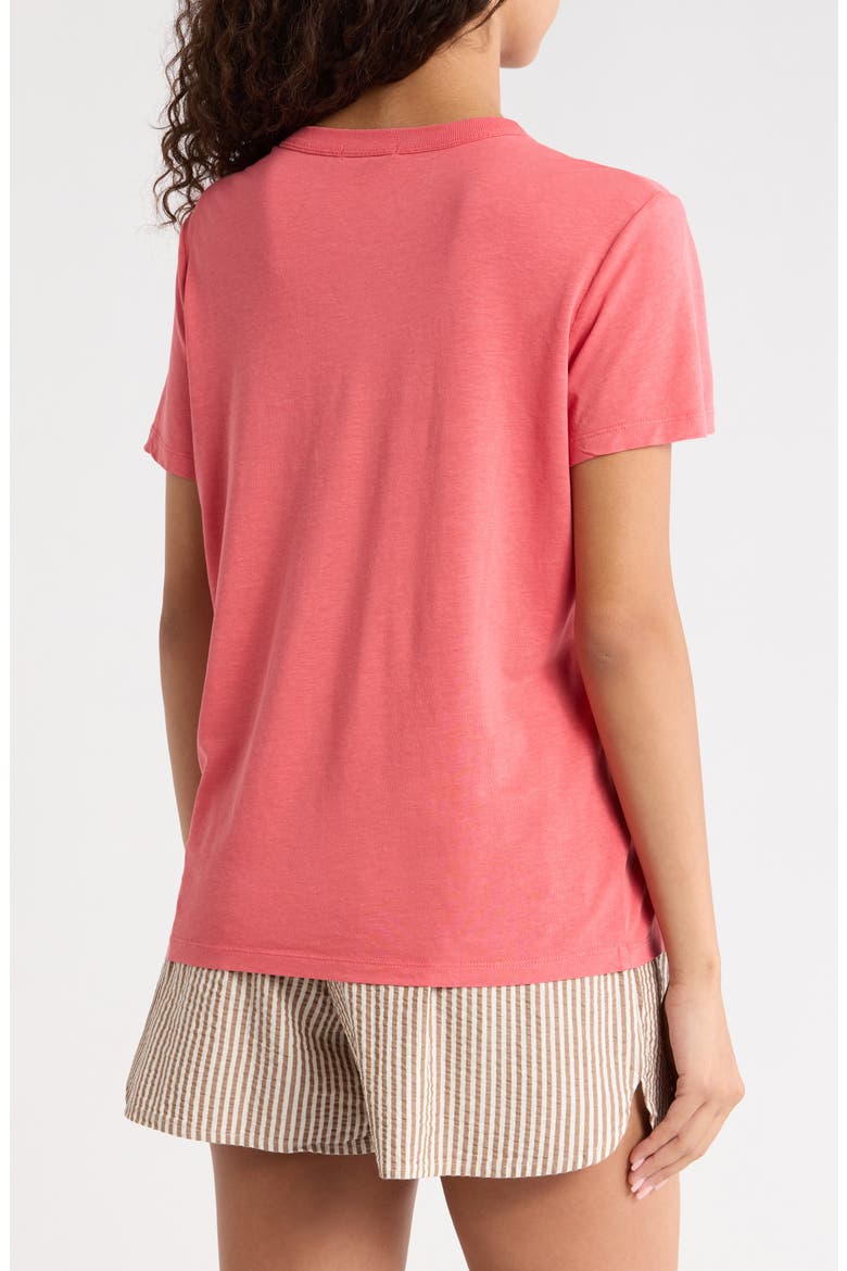 Tried and True Hemp & Cotton Crewneck T-Shirt, Alternate, color, WASHED RED