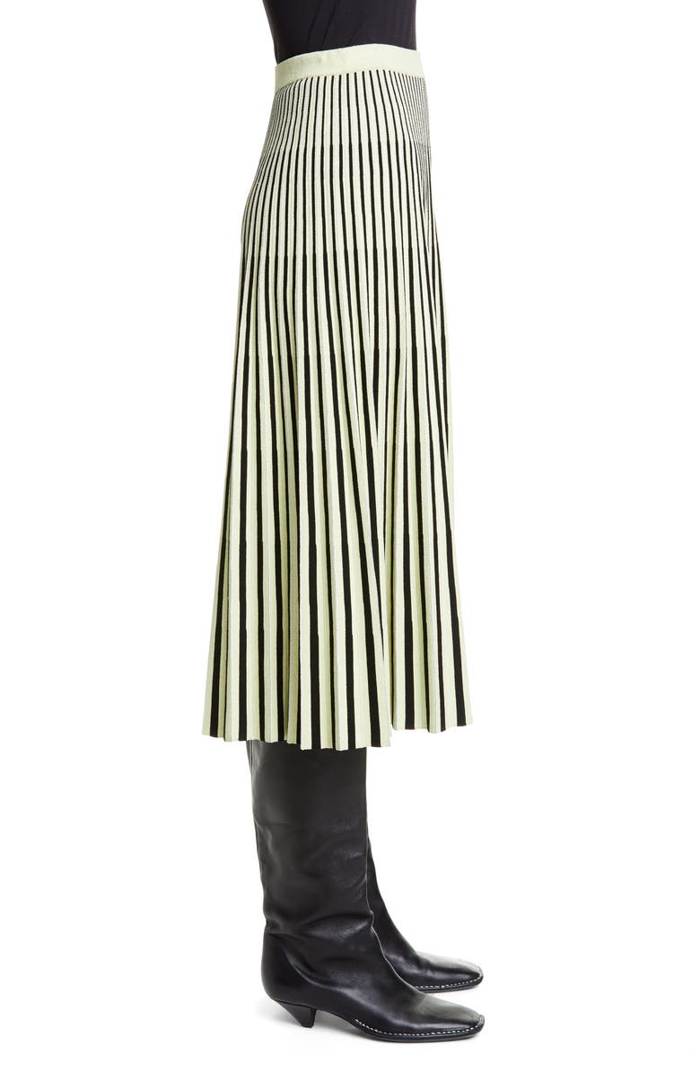 Proenza Schouler Pleated Merino Wool Midi Skirt, Alternate, color,