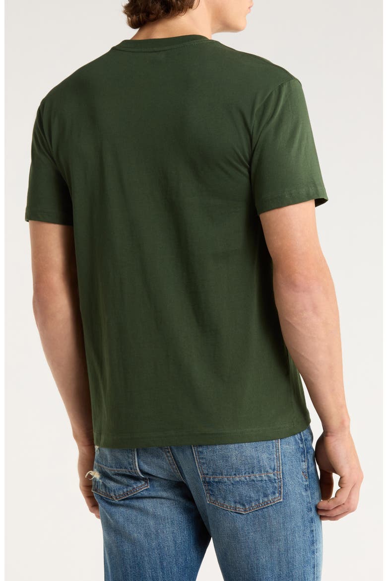 University Logo Graphic T-Shirt, Alternate, color, FOREST