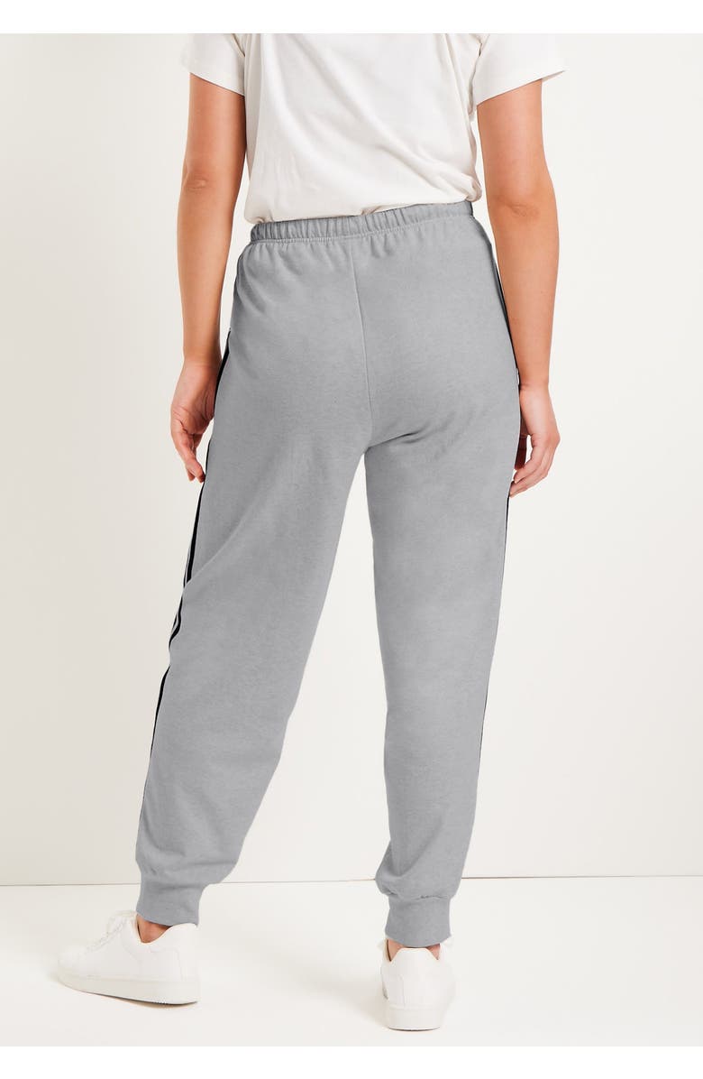 June + Vie French Terry Jogger, Alternate, color, Black