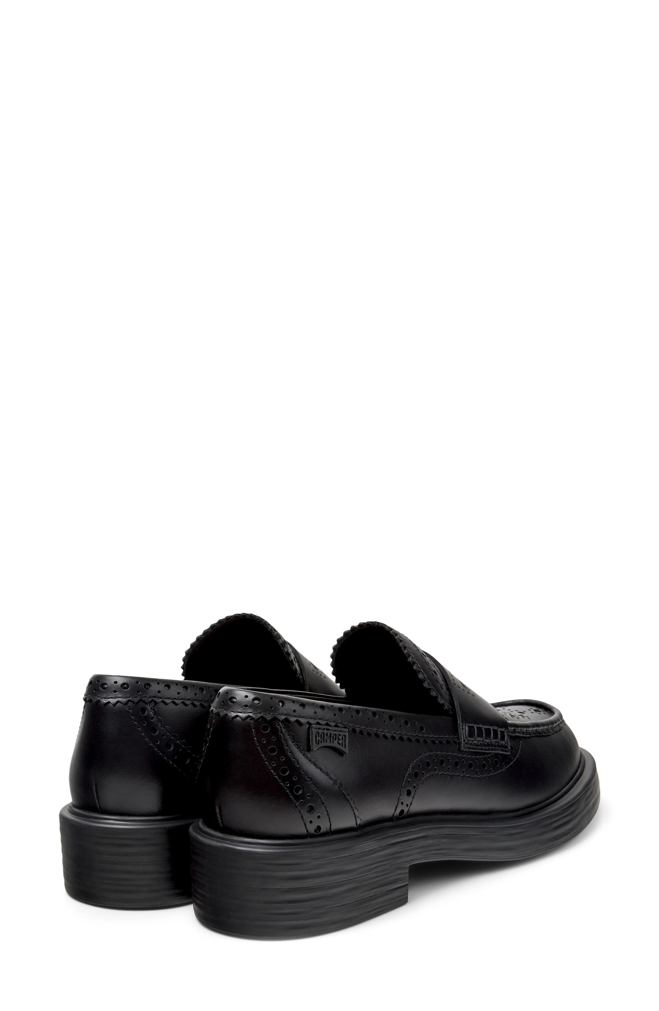 Camper Dean Twins Loafer, Alternate, color, Black